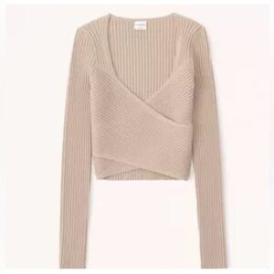 Abercrombie Wrap Sweater Large